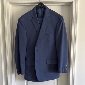Joseph A Bank - 1905 Performance Suit - Medium Blue Color - sz 46L